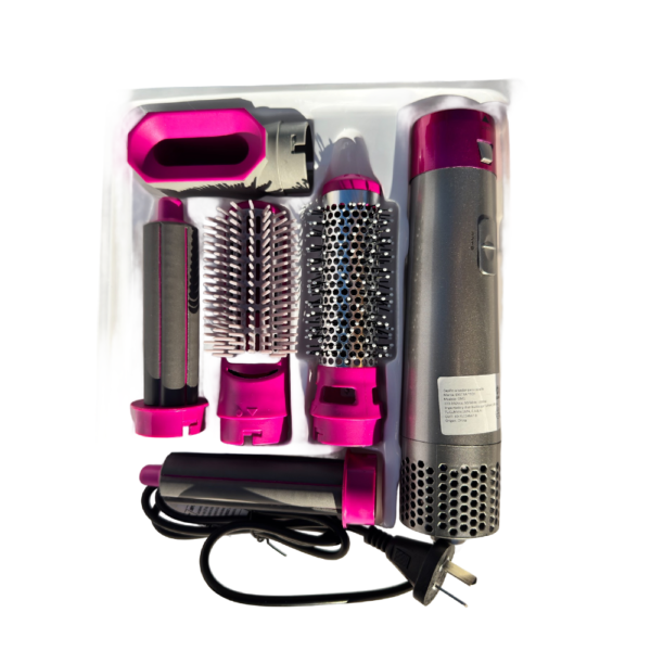 Set Modelador Cepillo Secador 5 En 1 Electrico Exxtratech