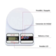 Balanza Alimentos Cocina Digital 1gr A 10kg- Color Blanco - Image 2