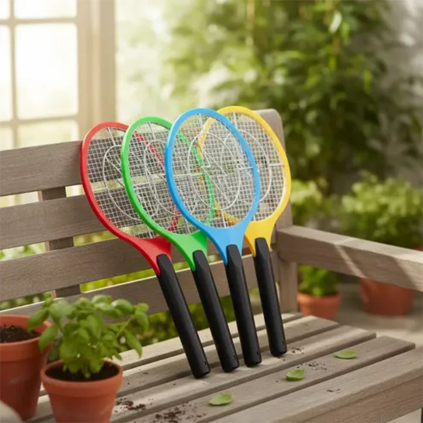 Raqueta Eléctrica Mata Insectos Recargable USB